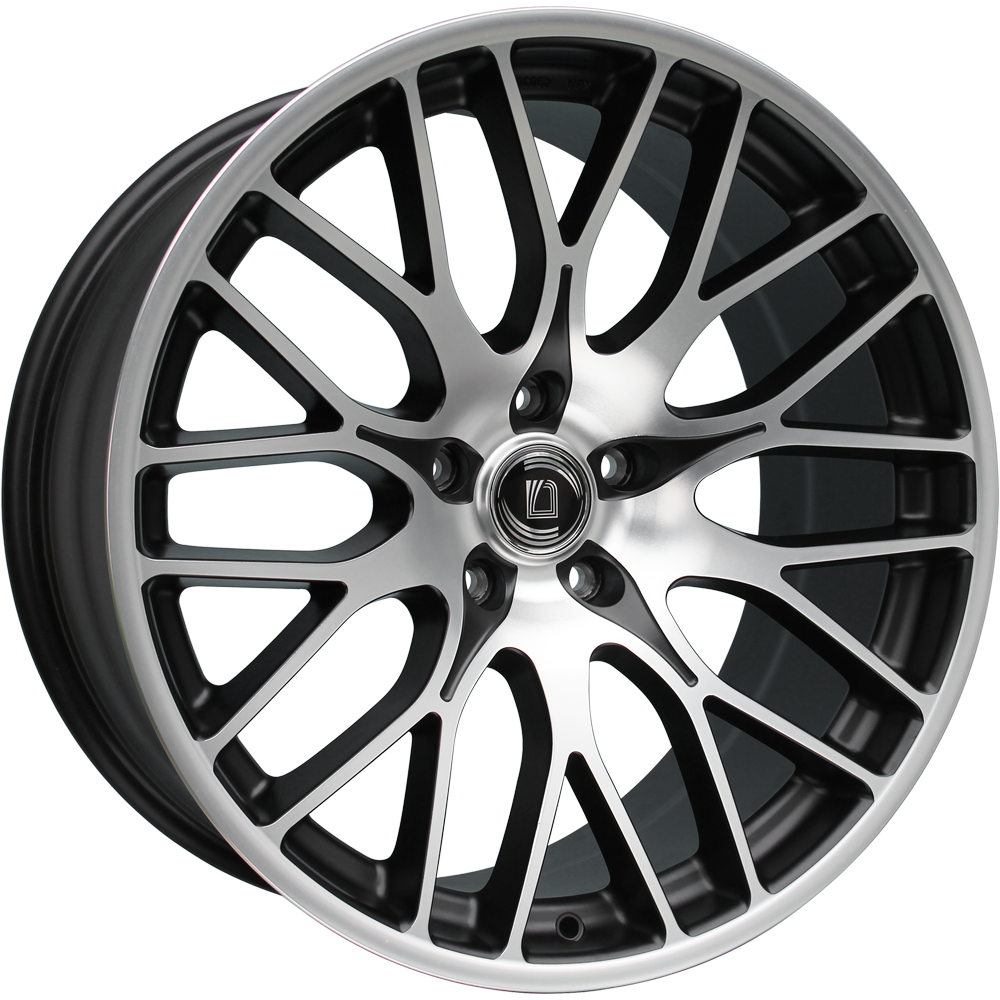 DIEWE FINA nero machined 9.5x21 ET40 5x112 57.1