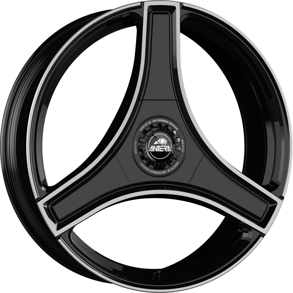 DIEWE A123 piano black diamond 9.5x22 ET35 5x114.3 64.1