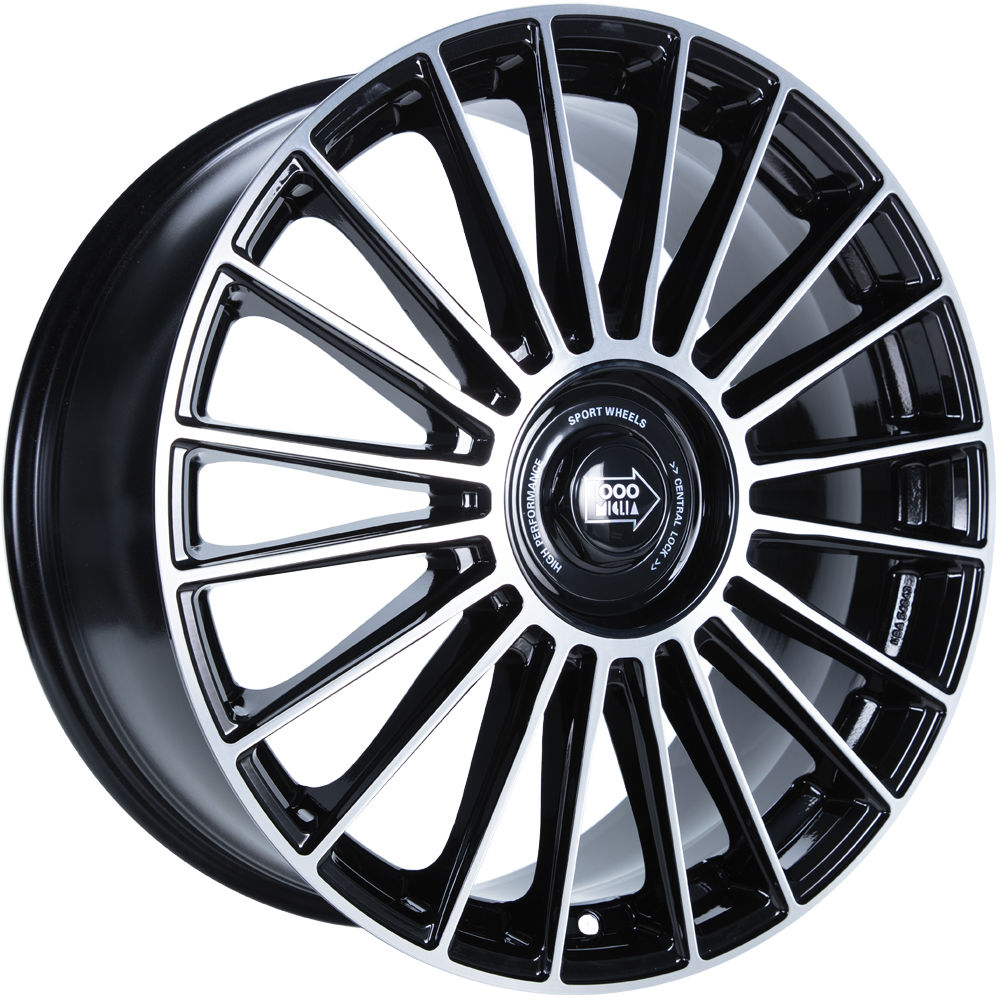 DIEWE MM1022 black polished 8.5x20 ET30 5x112 73.1