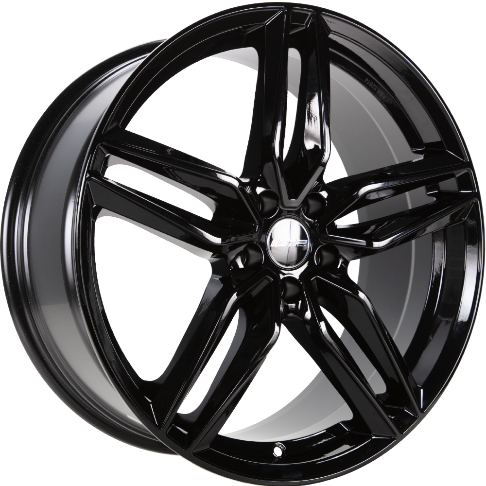 DIEWE FASTEN black glossy 9.0x19 ET48 5x112 66.6