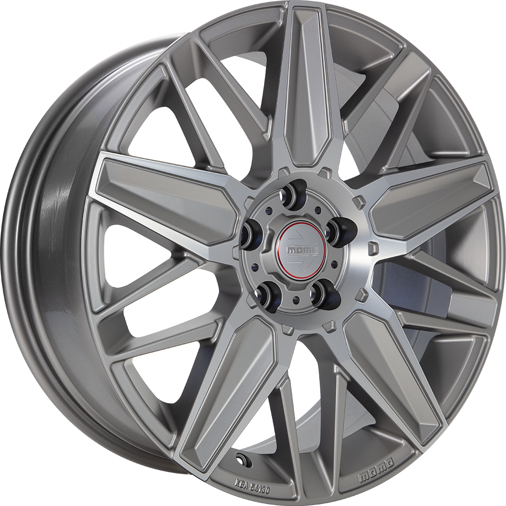 DIEWE EVOLUZIONE titan silver matt polish 8.0x18 ET42 5x112 72.3