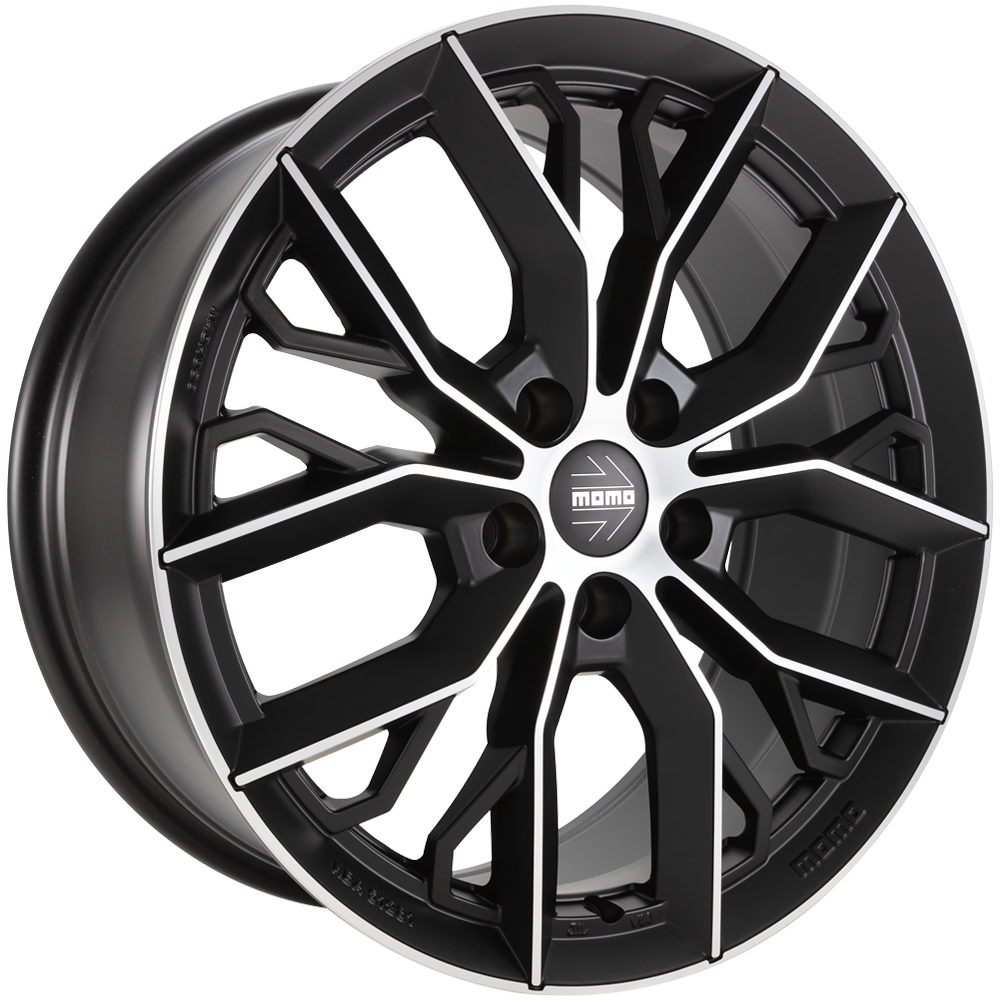 DIEWE MASSIMO black matt polish 8.0x18 ET44 5x120 79.6