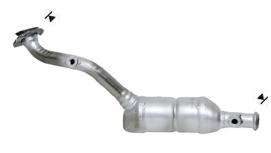 Twingo II (1.2i-16V) catalytic converter