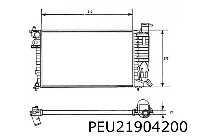 Kühler ZX 16