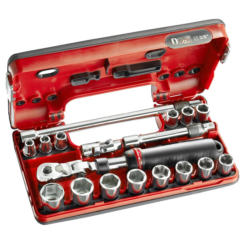 FACOM Coffret Douil 3/8' 6P Mm Jxl.171 18Pc