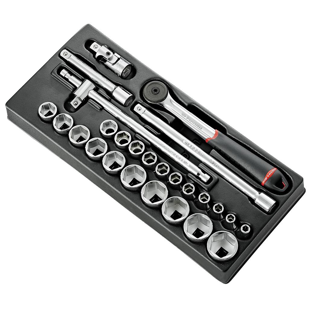 FACOM Modul - Steckschluessel 1/2Z, 26-Tlg