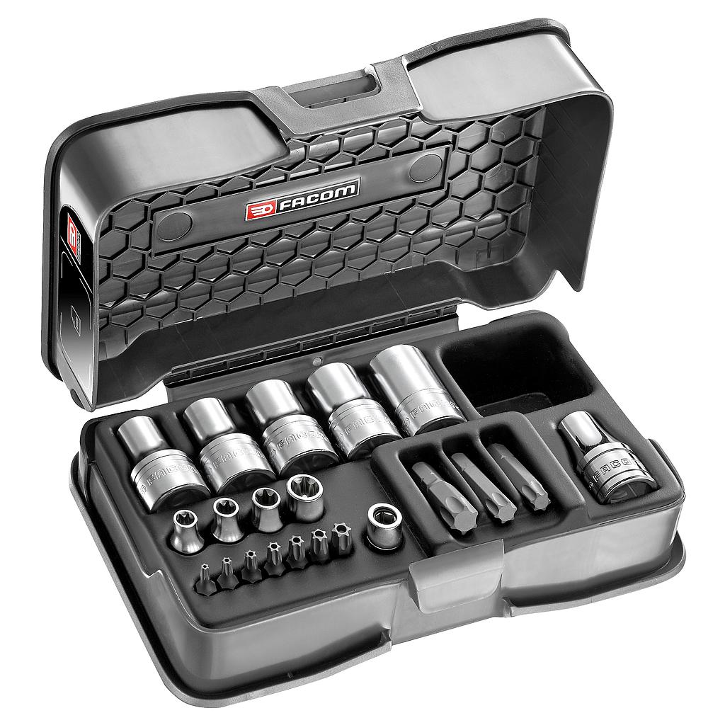 FACOM Coffret Douilles Embouts Torx Tx10-40