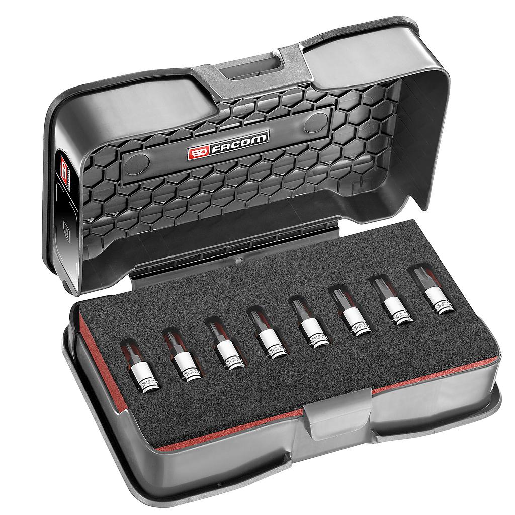 FACOM 1/4' Hexagon Bit Socket Ogv Grip Set