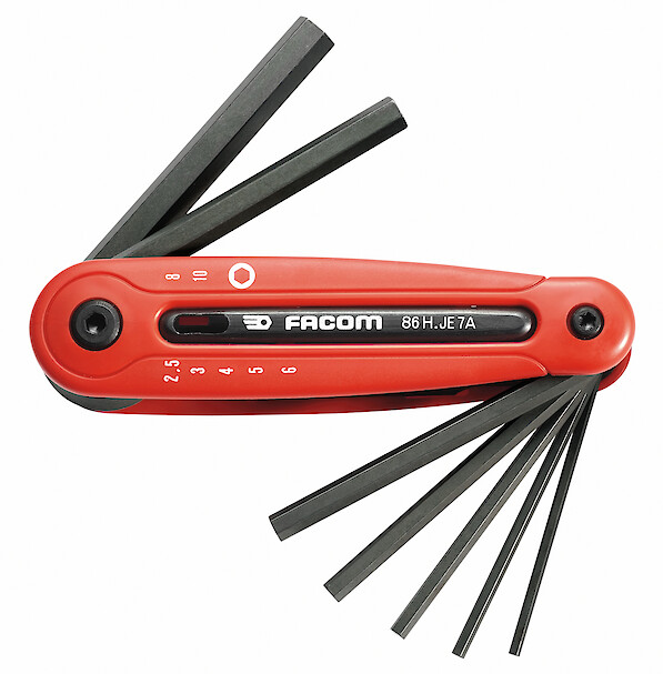 FACOM Stiftschluessel Im Halter, 7-Tlg