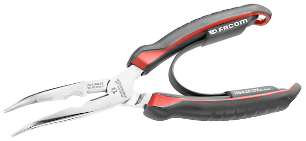 FACOM Pinces 1/2 Ronde Courts 200Mm