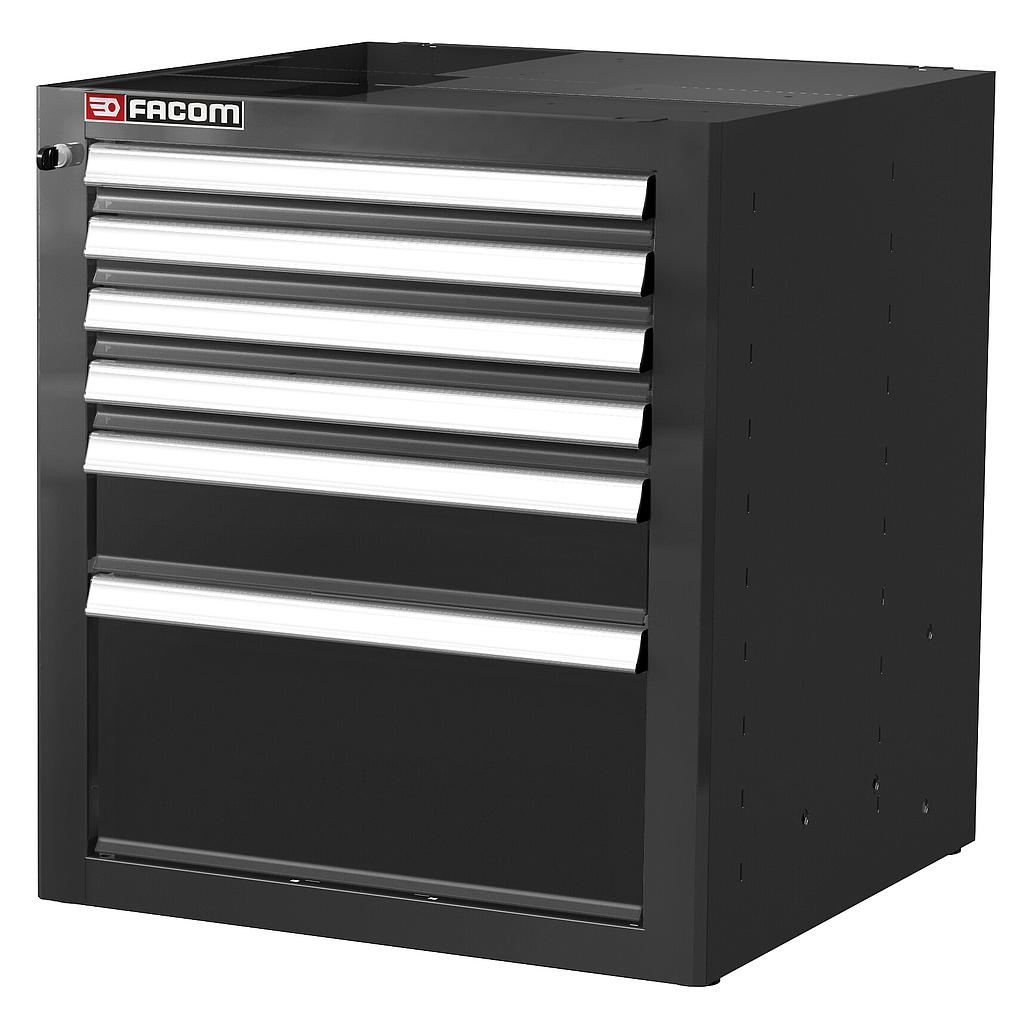 FACOM Jls3 Meuble Bas 6 Tiroirs Noir