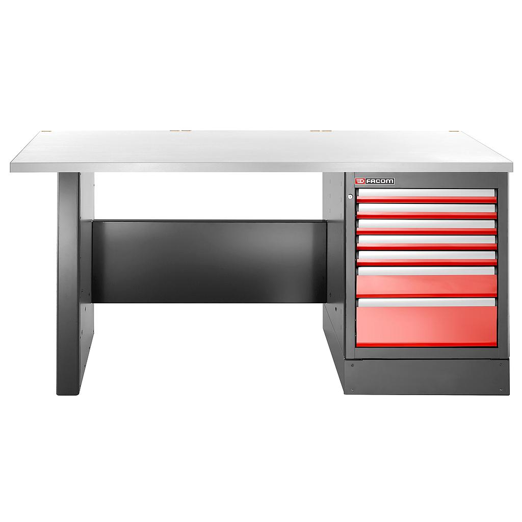 FACOM Etabli 2.2M Inox  7 Tiroirs Haut