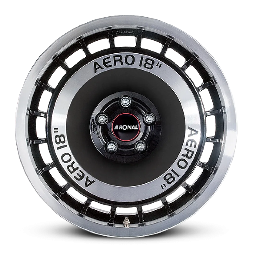 RONAL R50 AERO BLACK-FRONT CUT 8.0x18 ET50 5x120 65.1