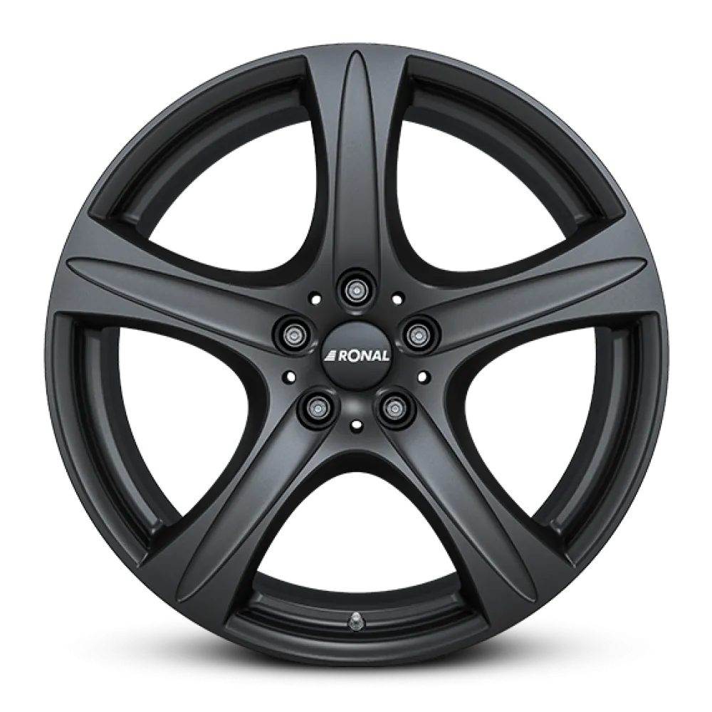 RONAL R55 SUV MATT BLACK 9.0x19 ET55 5x130 71.5