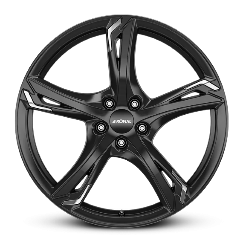 RONAL R62 Chrome JET BLACK 7.5x18 ET51 5x112 76.0