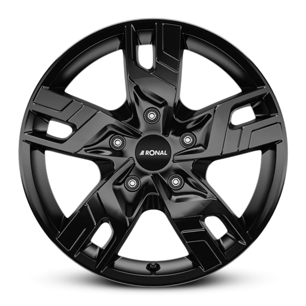 RONAL R64 JET BLACK 7.0x17 ET46 5x108 65.0