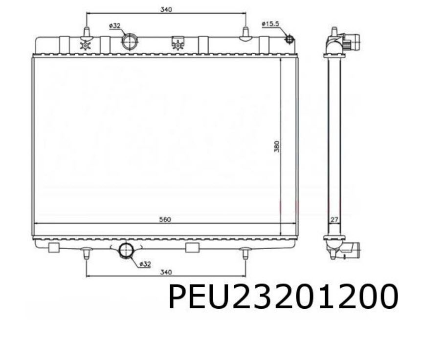 Kühler Berlingo II Picasso
