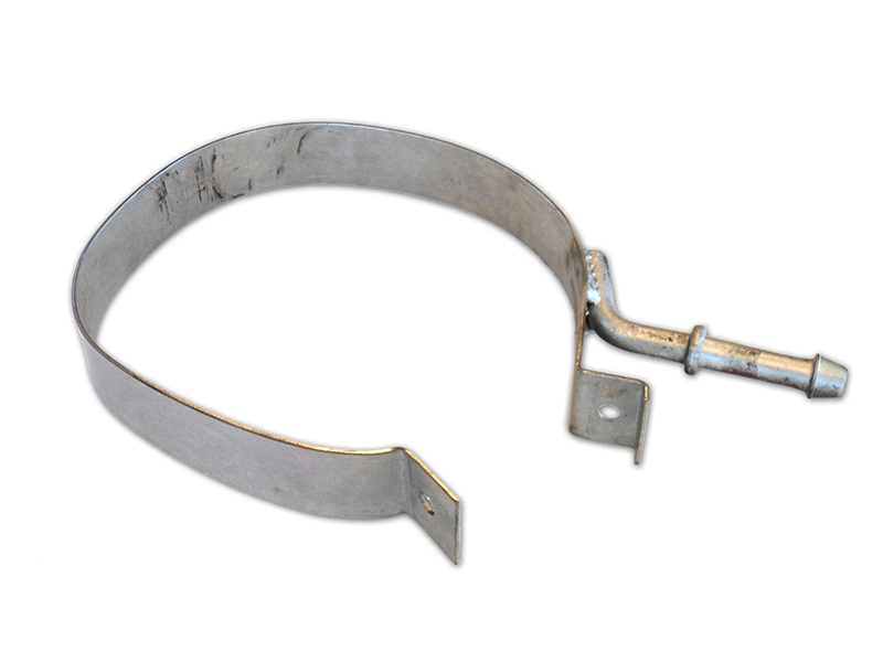 Auspuffband mit Halterungen für C2/C3 / 1007 Diesel Endtopf