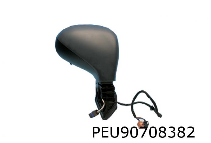 207 CC spiegel R (elb.)(verwarmd)(primer)(met knipperlicht)(el. inklapbaar)(+sensor)