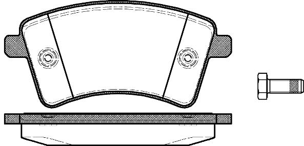 Plaquettes de frein Kangoo 1.5 dCi/1.6 S16 02.08- avant