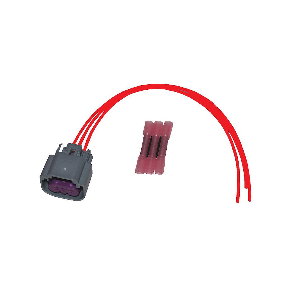 Qualitäts Lampenstecker für H13 Glühlampen, 3-polig, Kontakte weiblich, wasserdicht, Leitungsquerschnitt 1,0 mm²