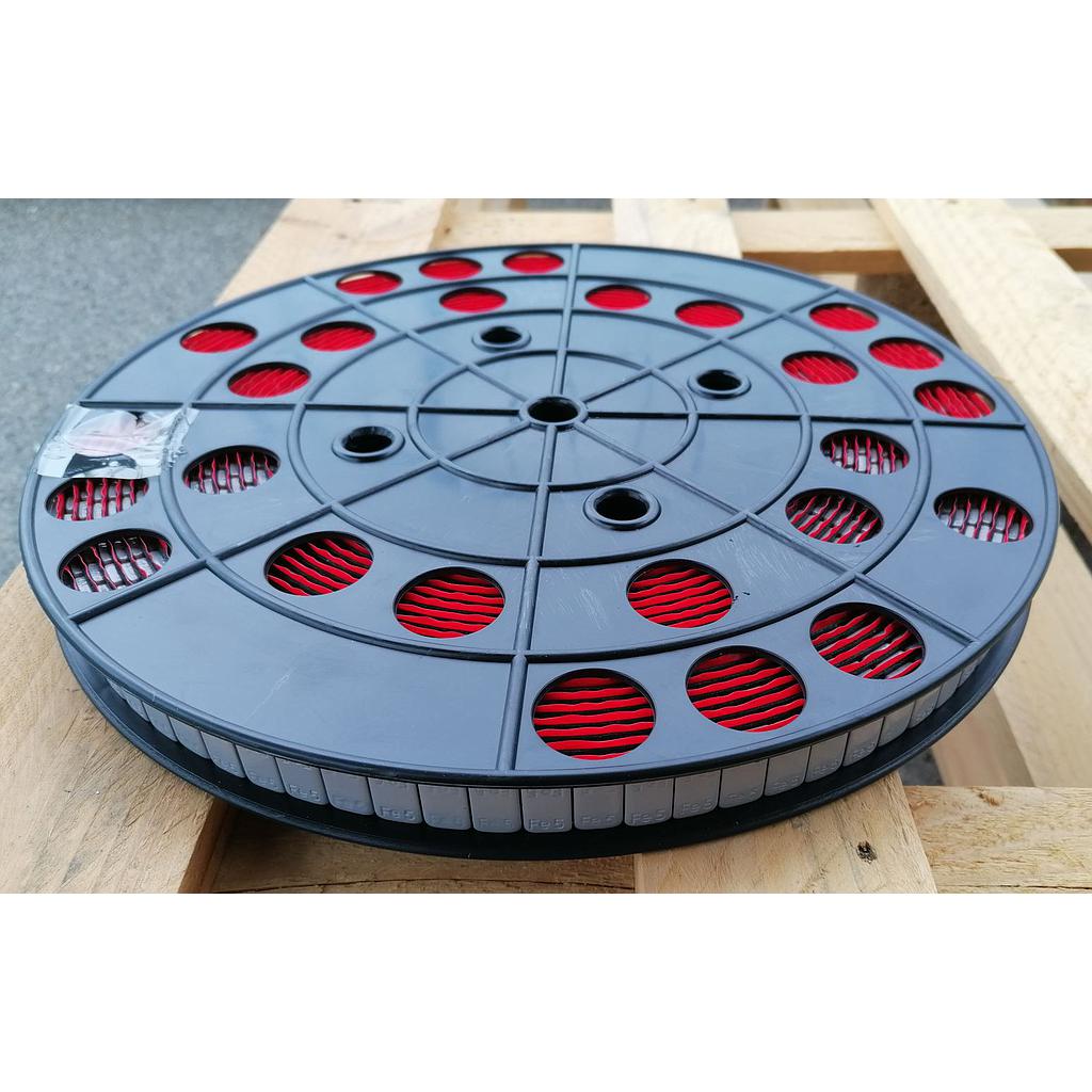 Klebegewicht silber Rolle 6kg (5g) SPEZIAL: Entfernung ohne Kleberückstände