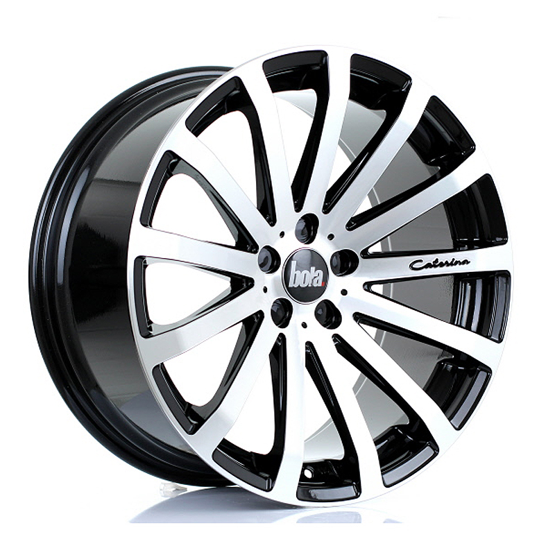 Bola XTR 9.5X20 GLOSS BLACK POLISHED FACE ET 20-45 5x