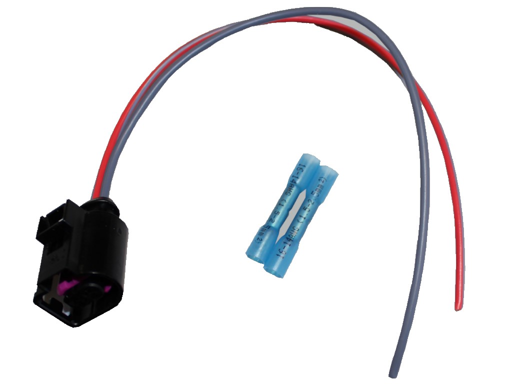 Rep.-Satz Standheizung Stecker, 2-polig, weiblich, Kontaktbreite 2,8mm, Querschnitt 2x2,5mm², Leitungslänge 250mm,