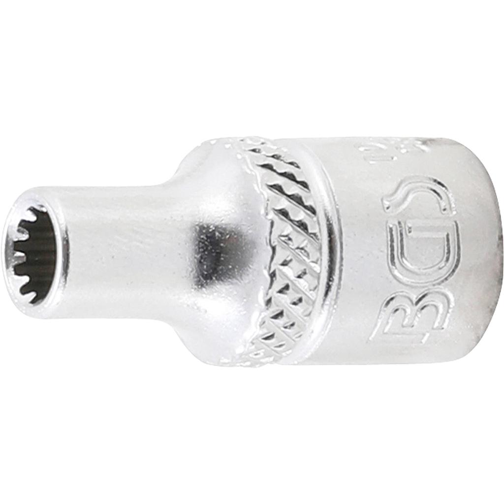 Steckschlüssel-Einsatz Gear Lock | Antrieb Innenvierkant 6,3 mm (1/4&quot;) | SW 4 mm