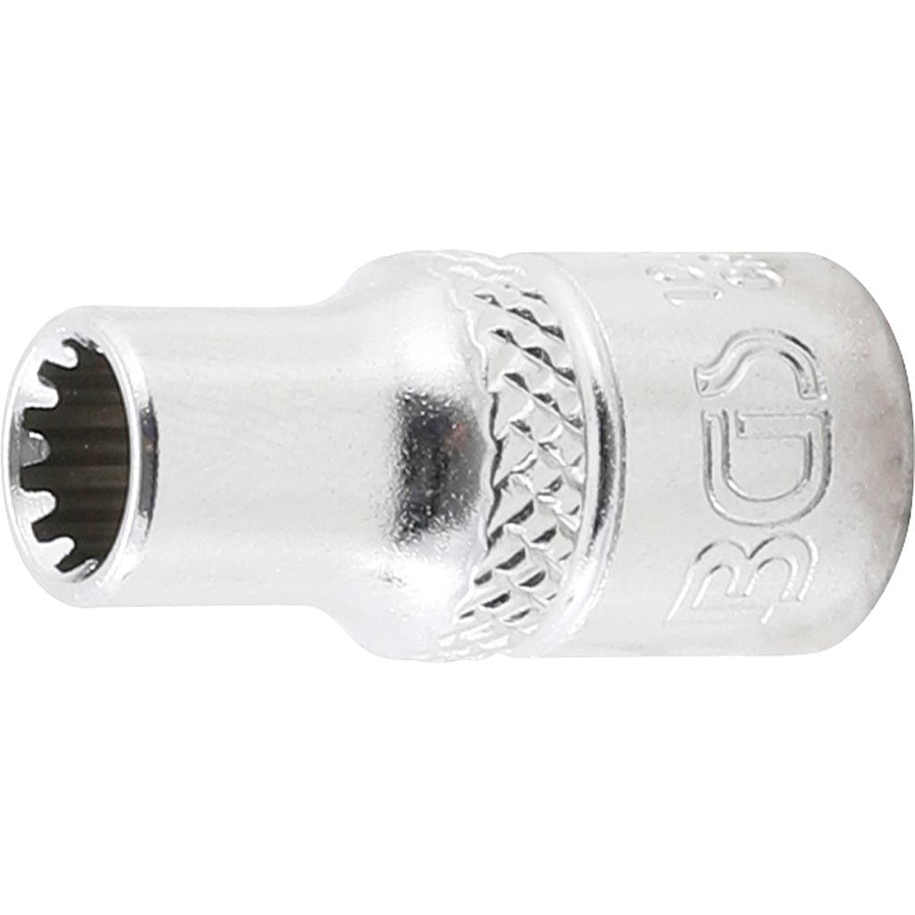 Steckschlüssel-Einsatz Gear Lock | Antrieb Innenvierkant 6,3 mm (1/4&quot;) | SW 5,5 mm