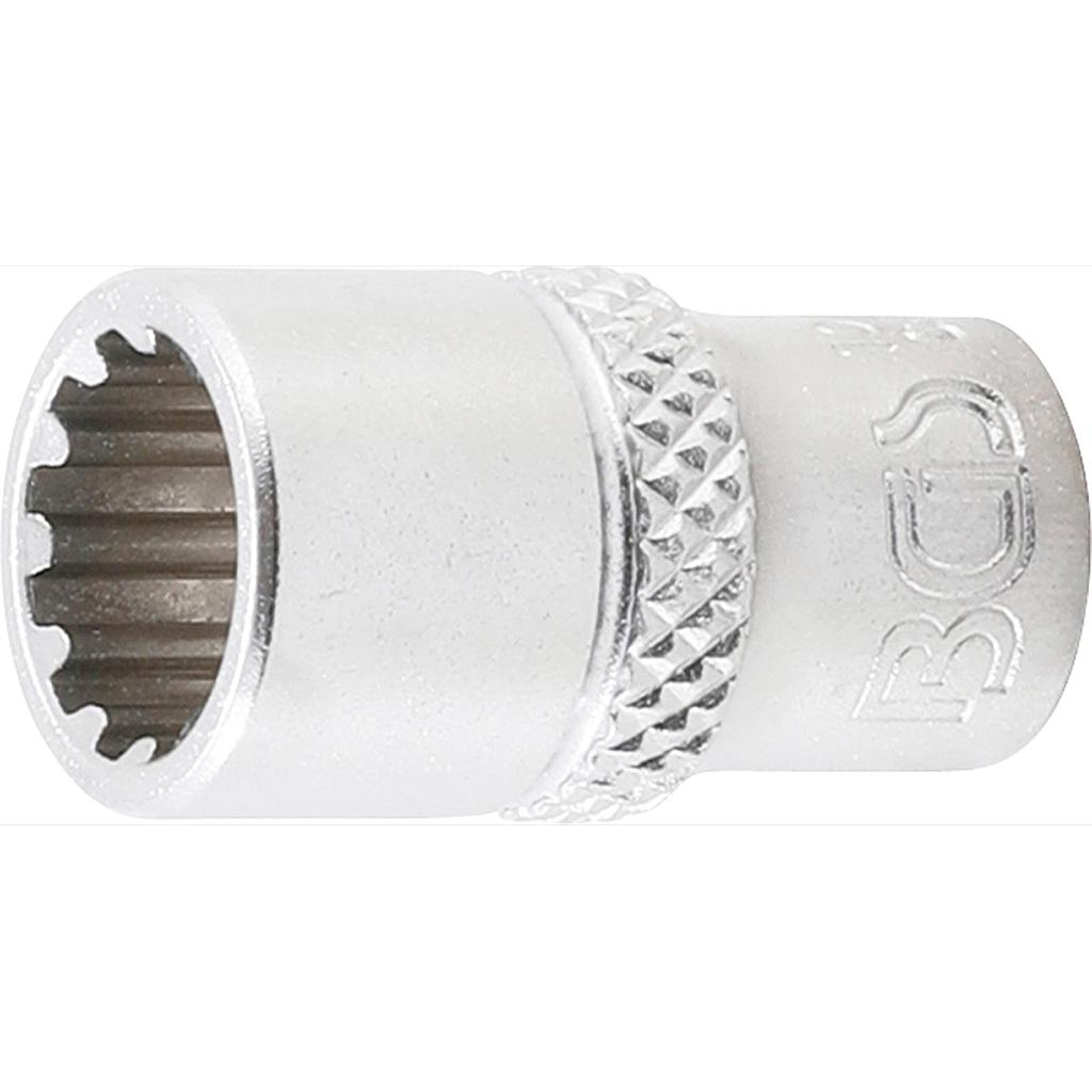 Steckschlüssel-Einsatz Gear Lock | Antrieb Innenvierkant 6,3 mm (1/4&quot;) | SW 9 mm