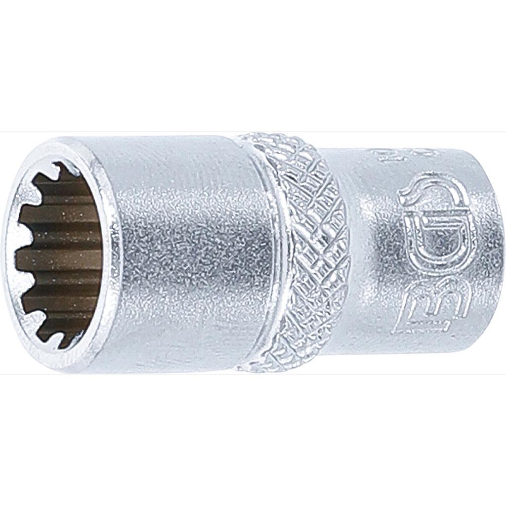 Steckschlüssel-Einsatz Gear Lock | Antrieb Innenvierkant 6,3 mm (1/4&quot;) | SW 8 mm