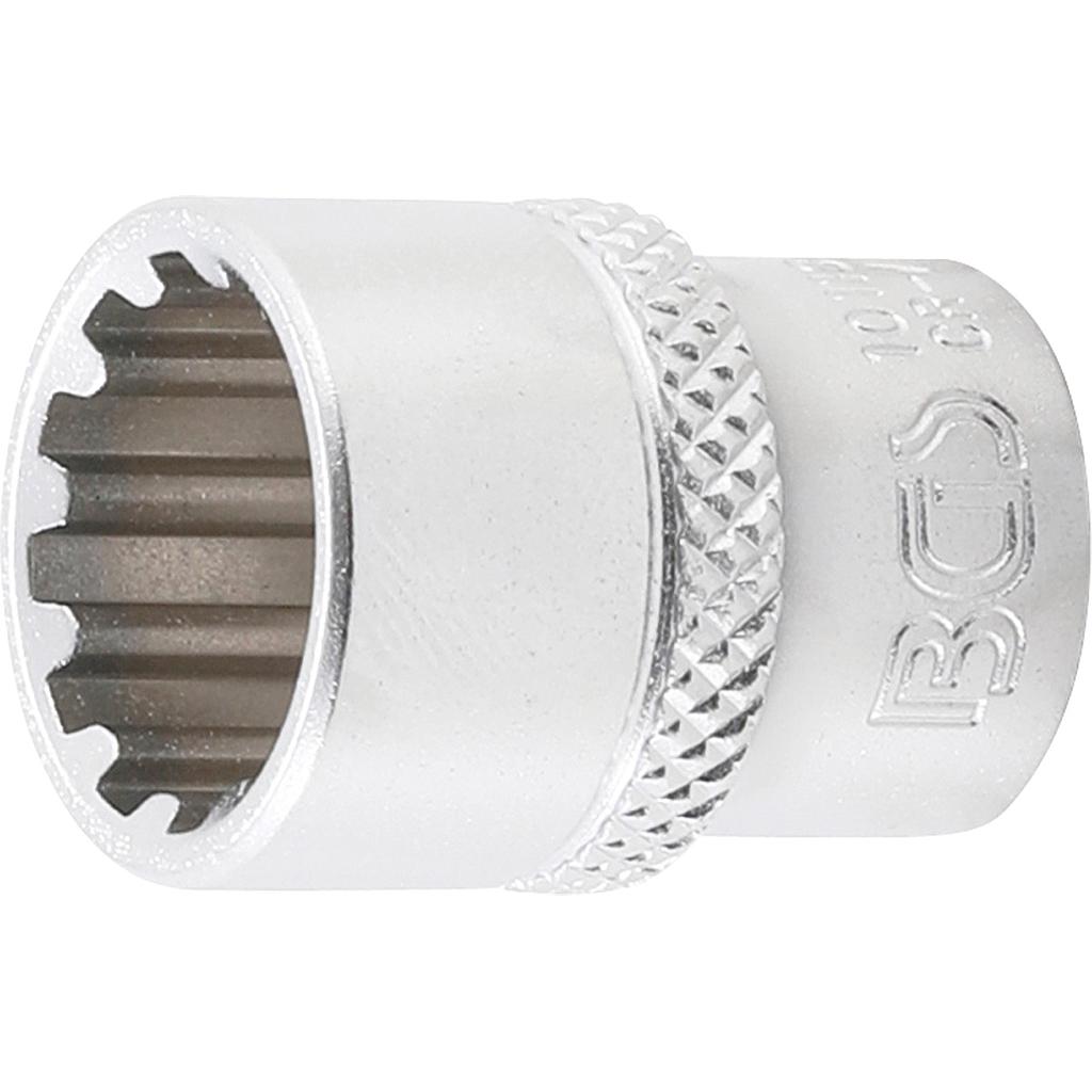 Steckschlüssel-Einsatz Gear Lock | Antrieb Innenvierkant 6,3 mm (1/4&quot;) | SW 13 mm