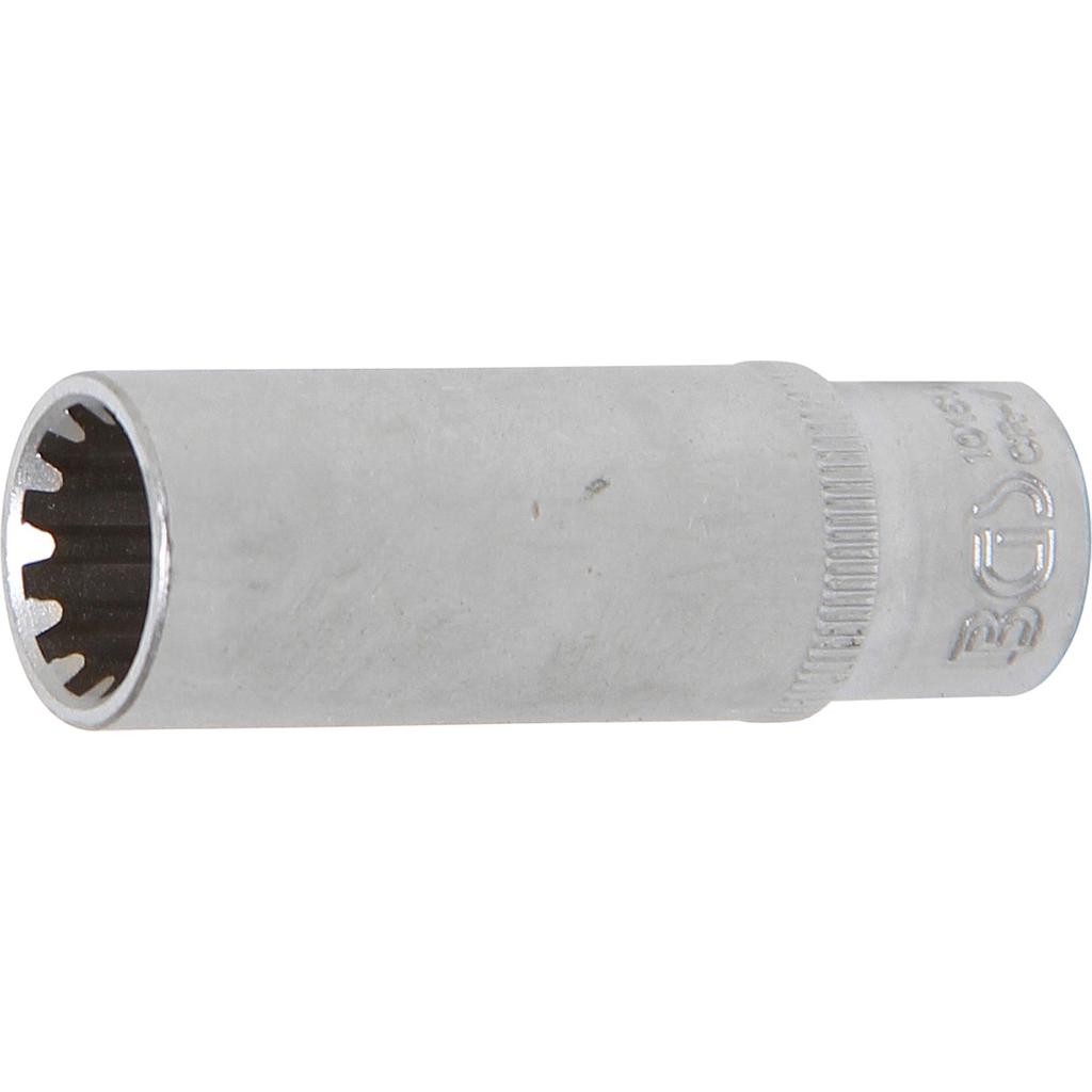 Steckschlüssel-Einsatz Gear Lock, tief | Antrieb Innenvierkant 6,3 mm (1/4&quot;) | SW 11 mm