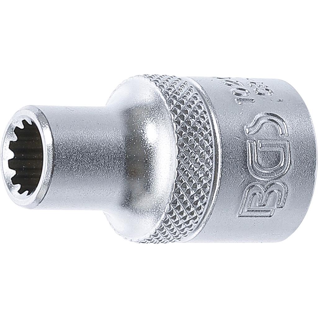 Steckschlüssel-Einsatz Gear Lock | Antrieb Innenvierkant 12,5 mm (1/2&quot;) | SW 8 mm
