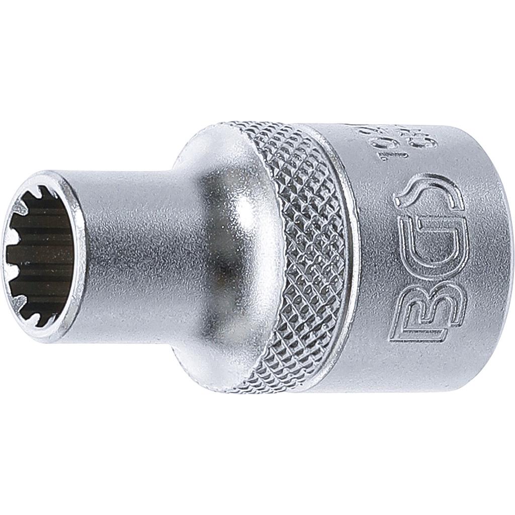 Steckschlüssel-Einsatz Gear Lock | Antrieb Innenvierkant 12,5 mm (1/2&quot;) | SW 9 mm