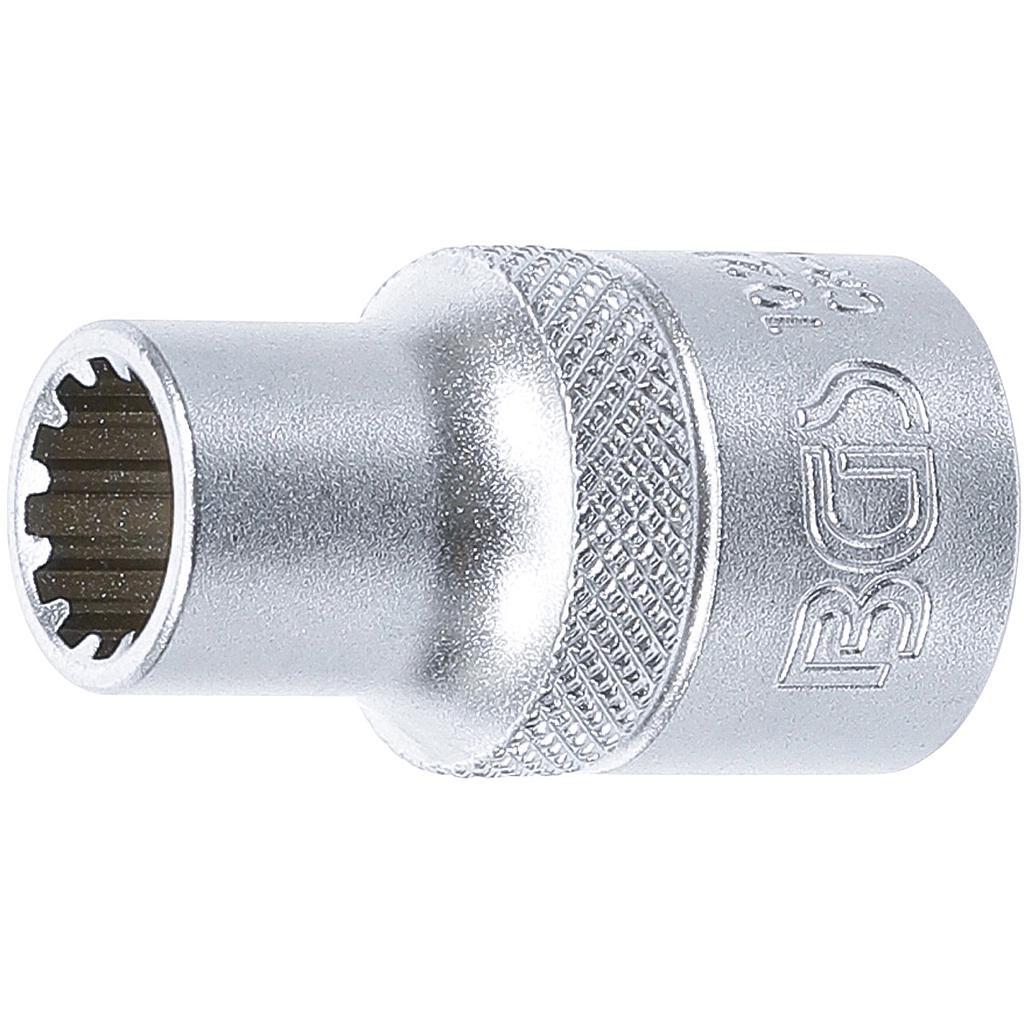 Steckschlüssel-Einsatz Gear Lock | Antrieb Innenvierkant 12,5 mm (1/2&quot;) | SW 10 mm