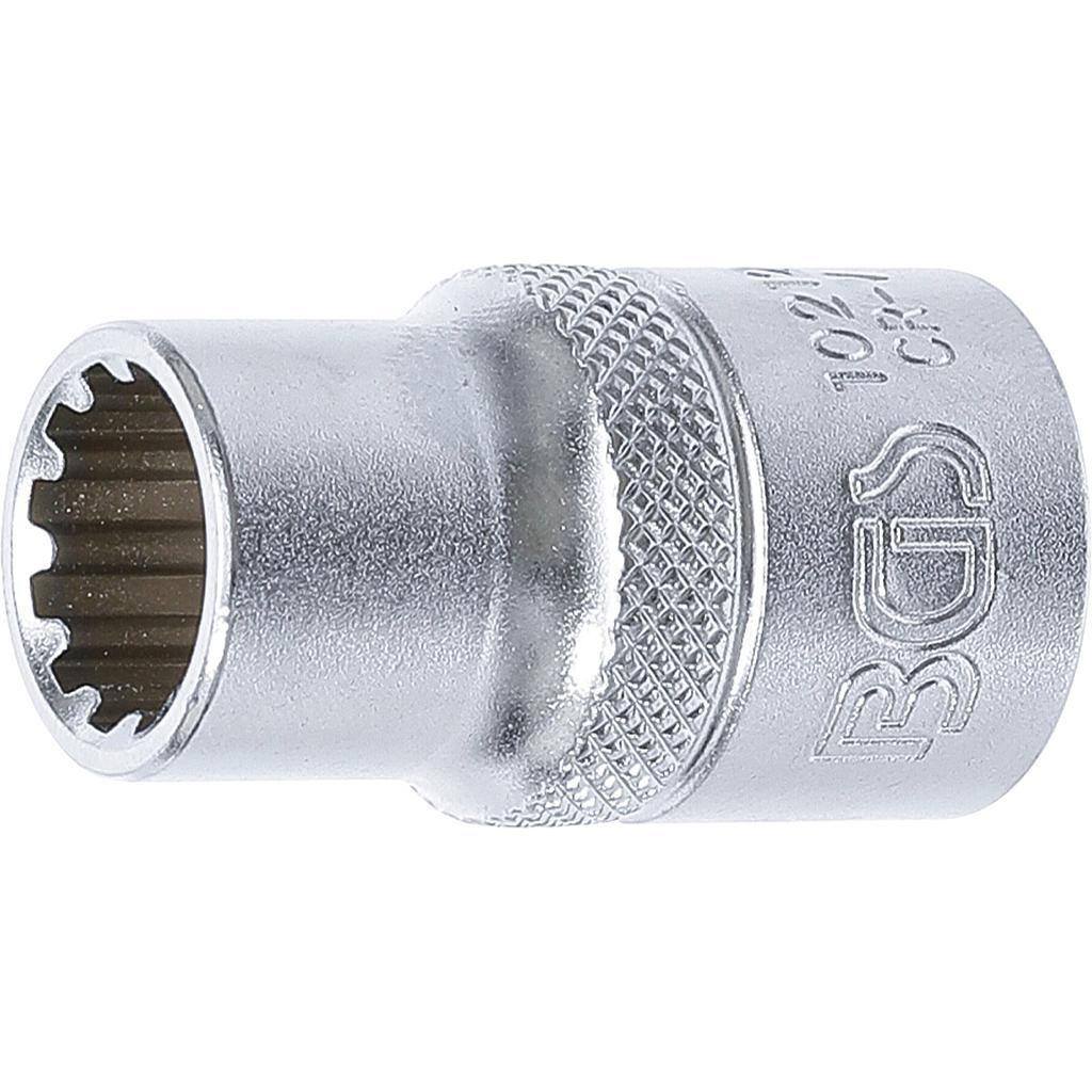 Steckschlüssel-Einsatz Gear Lock | Antrieb Innenvierkant 12,5 mm (1/2&quot;) | SW 12 mm