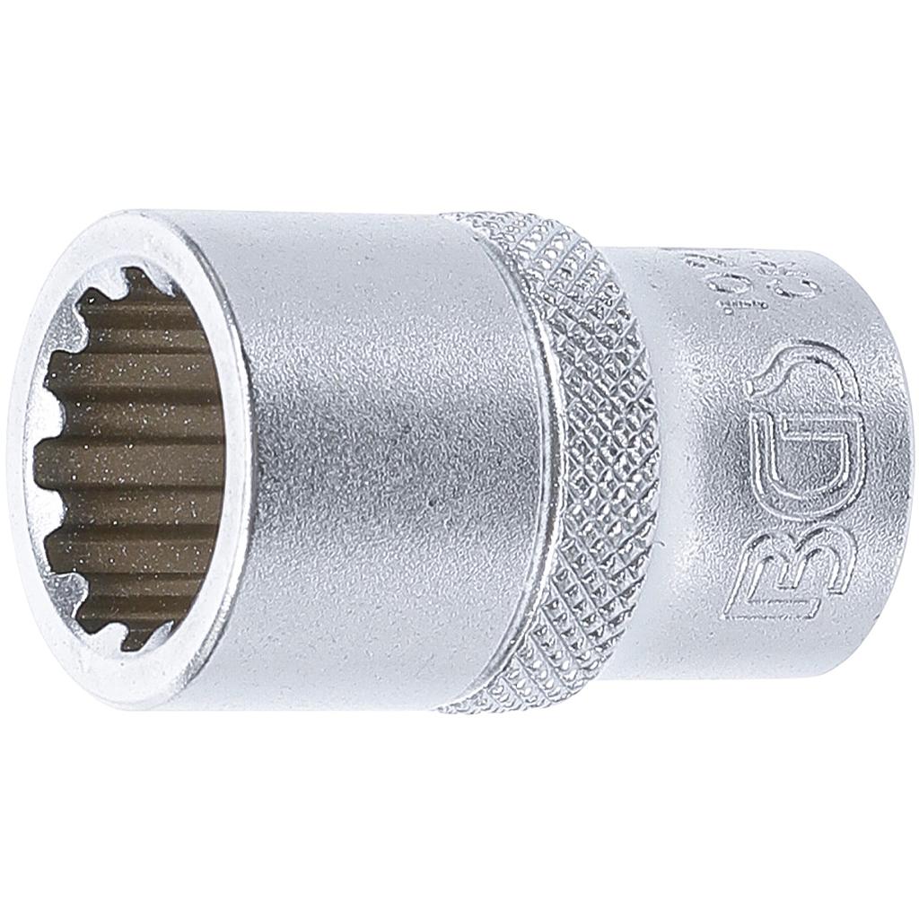 Steckschlüssel-Einsatz Gear Lock | Antrieb Innenvierkant 12,5 mm (1/2&quot;) | SW 15 mm