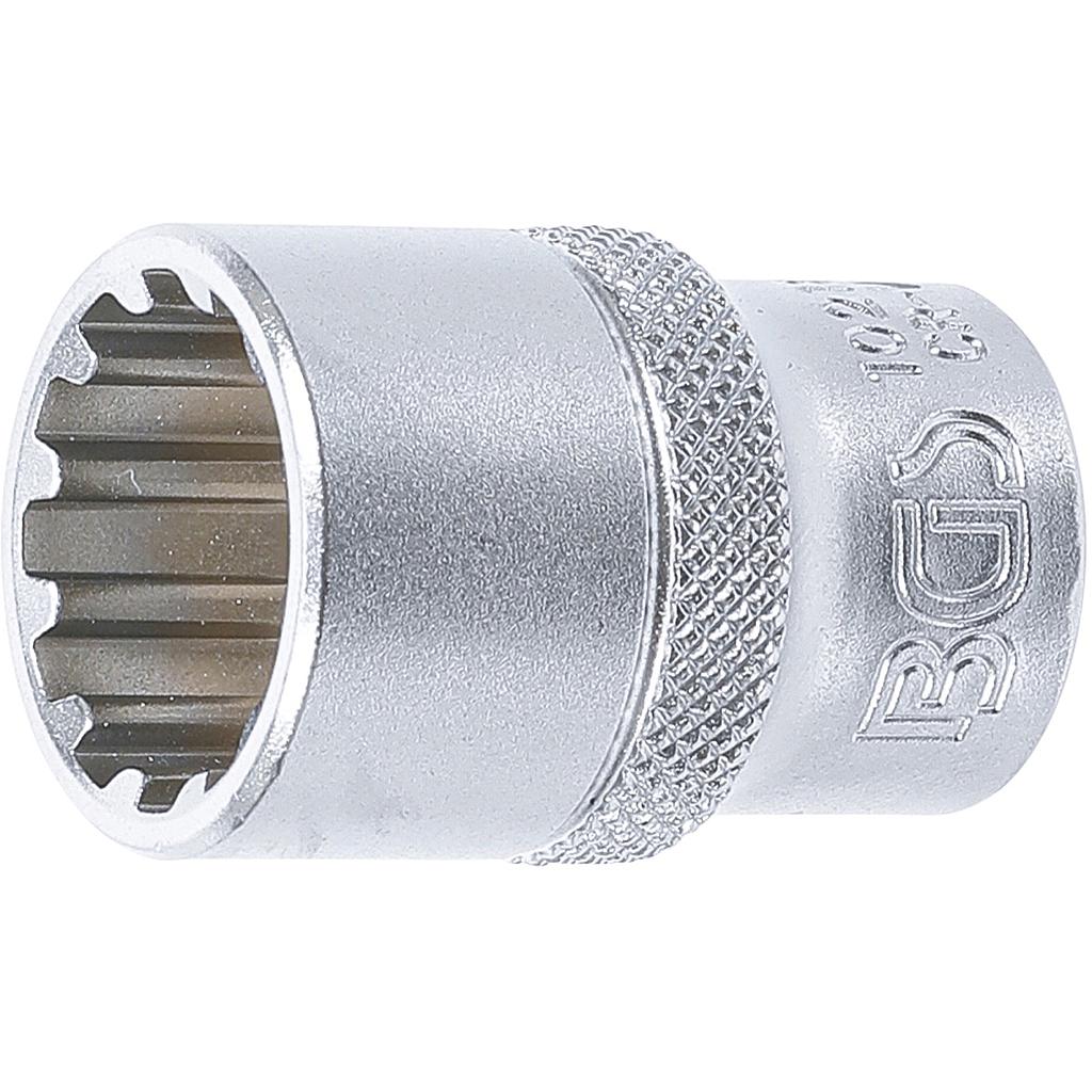 Steckschlüssel-Einsatz Gear Lock | Antrieb Innenvierkant 12,5 mm (1/2&quot;) | SW 18 mm