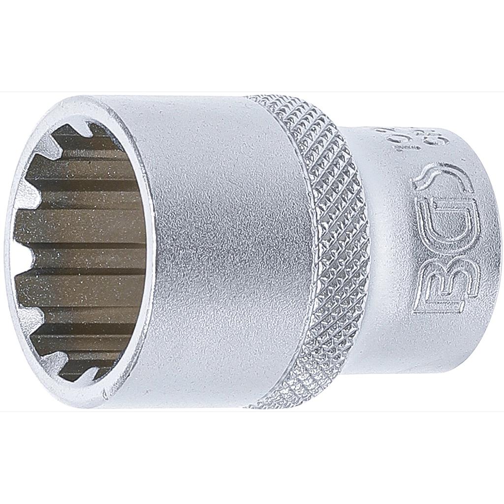 Steckschlüssel-Einsatz Gear Lock | Antrieb Innenvierkant 12,5 mm (1/2&quot;) | SW 19 mm