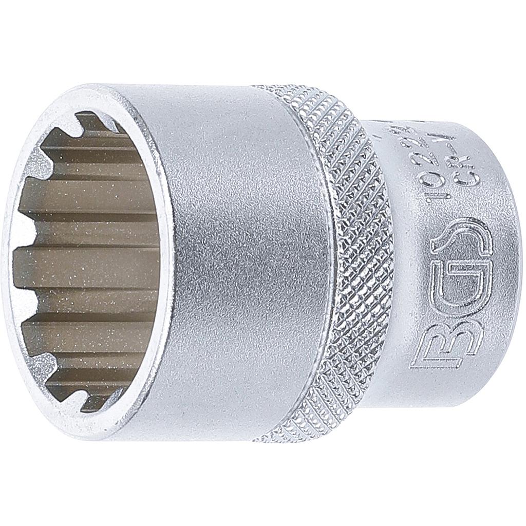 Steckschlüssel-Einsatz Gear Lock | Antrieb Innenvierkant 12,5 mm (1/2&quot;) | SW 22 mm