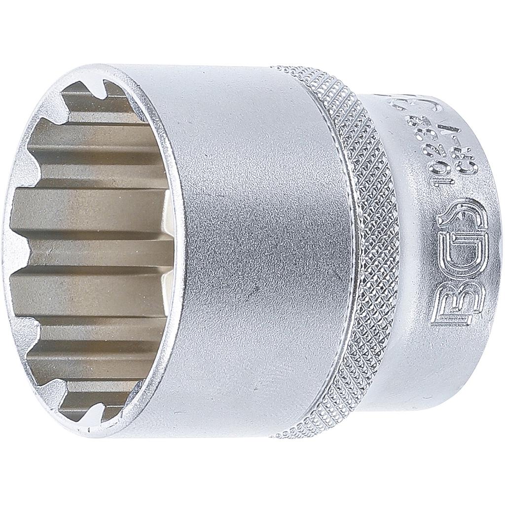 Steckschlüssel-Einsatz Gear Lock | Antrieb Innenvierkant 12,5 mm (1/2&quot;) | SW 32 mm