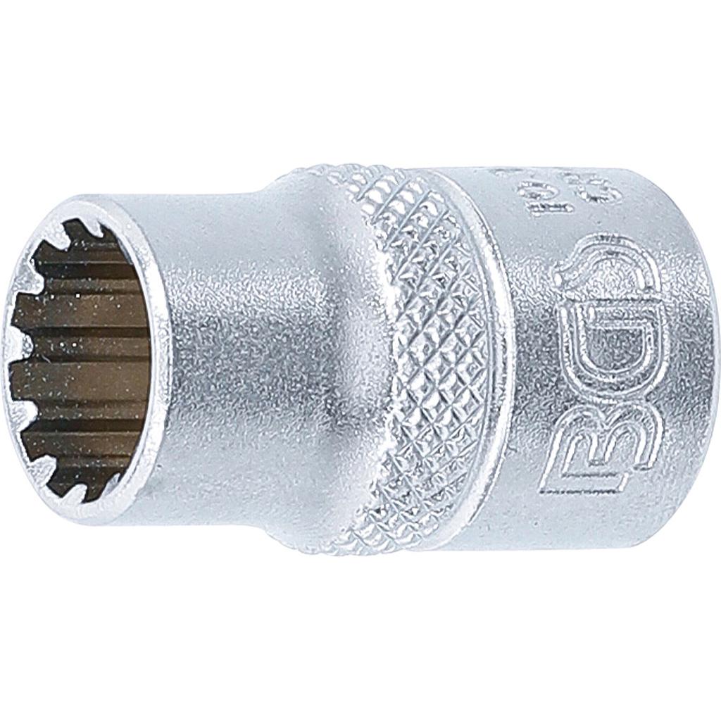 Steckschlüssel-Einsatz Gear Lock | Antrieb Innenvierkant 10 mm (3/8&quot;) | SW 10 mm