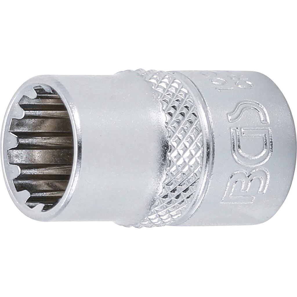 Steckschlüssel-Einsatz Gear Lock | Antrieb Innenvierkant 10 mm (3/8&quot;) | SW 11 mm
