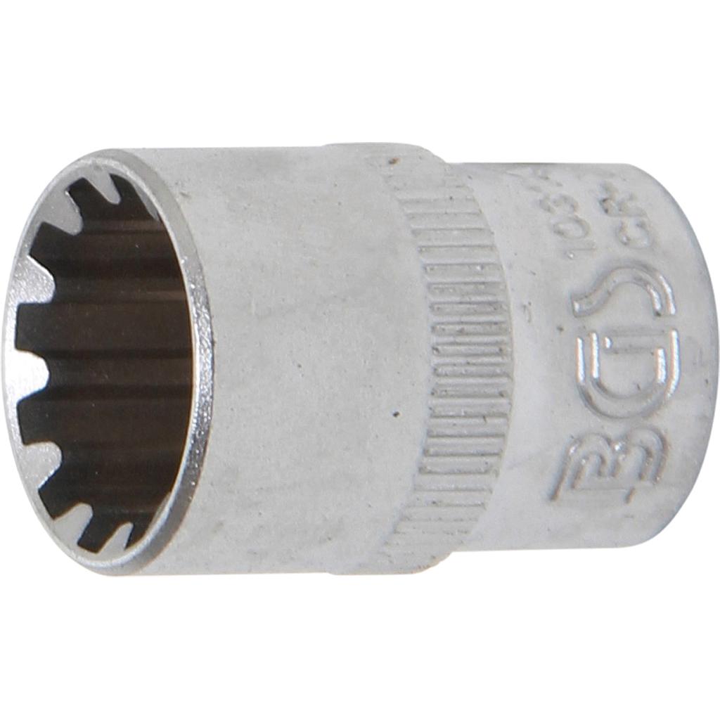 Steckschlüssel-Einsatz Gear Lock | Antrieb Innenvierkant 10 mm (3/8&quot;) | SW 14 mm