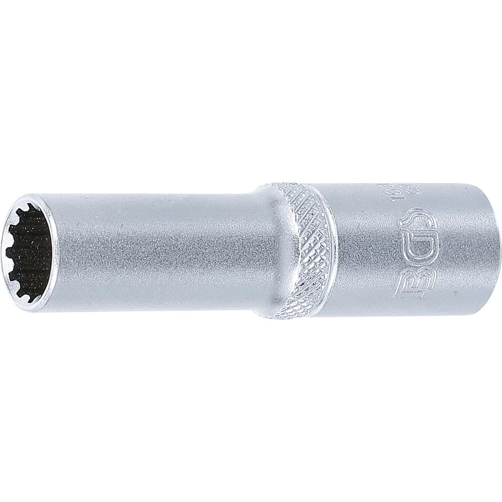 Steckschlüssel-Einsatz Gear Lock, tief | Antrieb Innenvierkant 10 mm (3/8&quot;) | SW 10 mm