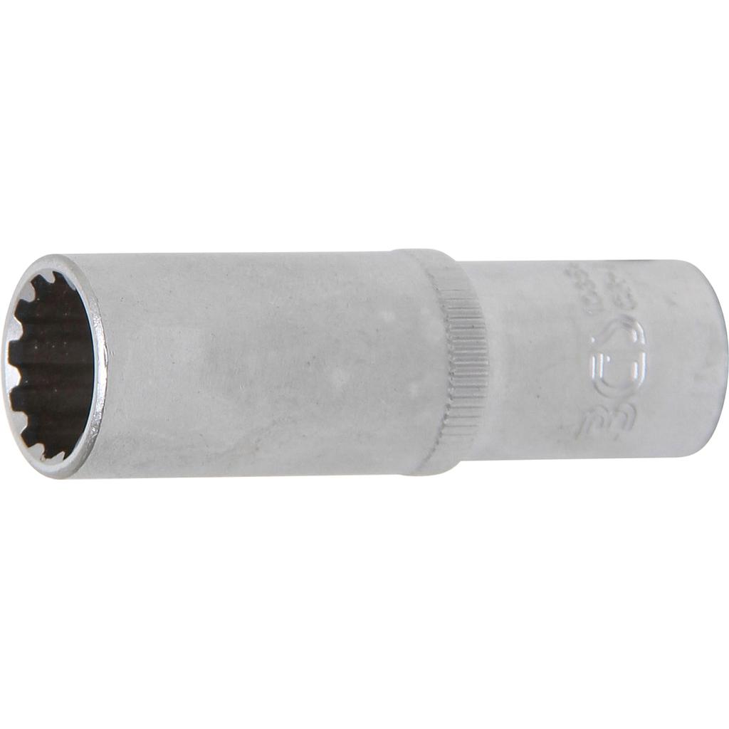 Steckschlüssel-Einsatz Gear Lock, tief | Antrieb Innenvierkant 10 mm (3/8&quot;) | SW 14 mm