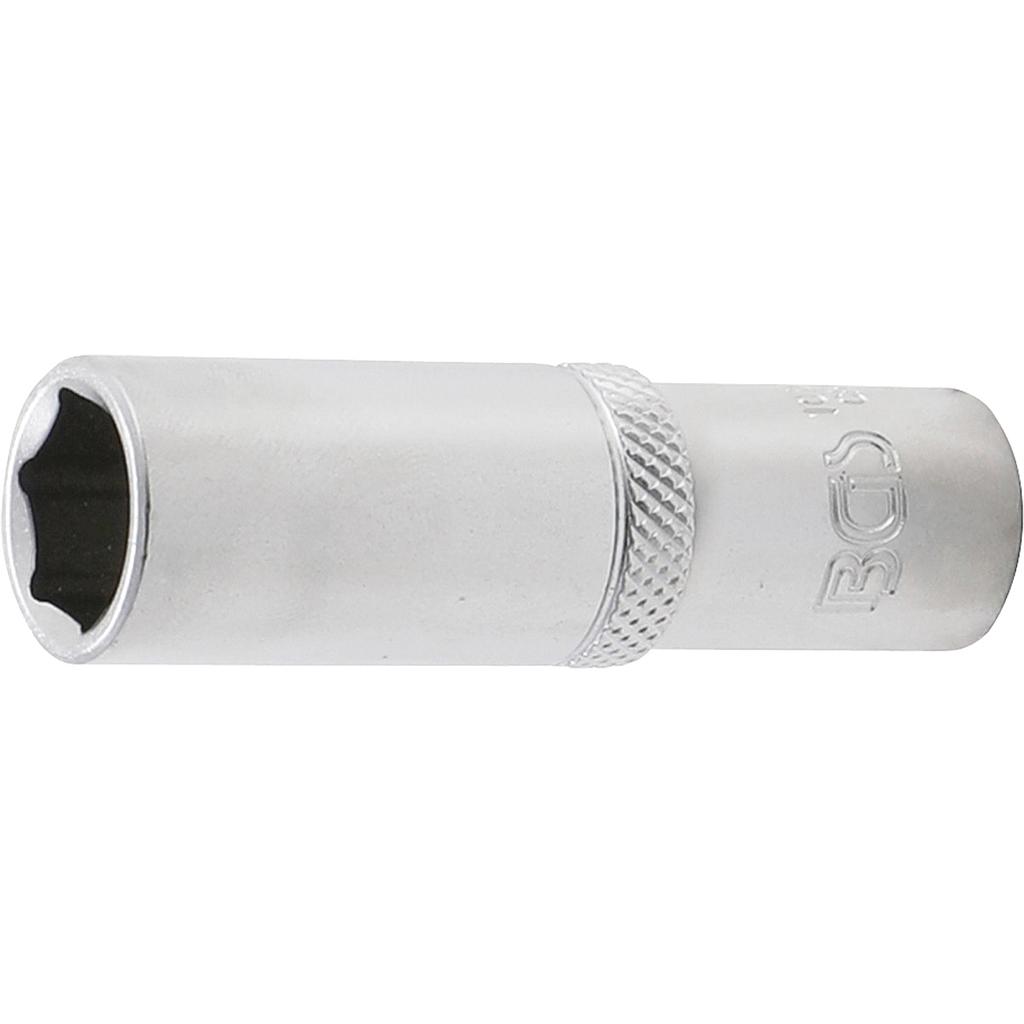 Steckschlüssel-Einsatz Sechskant, tief | Antrieb Innenvierkant 10 mm (3/8&quot;) | SW 13 mm