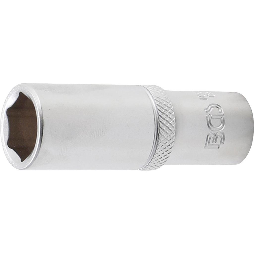 Steckschlüssel-Einsatz Sechskant, tief | Antrieb Innenvierkant 10 mm (3/8&quot;) | SW 15 mm